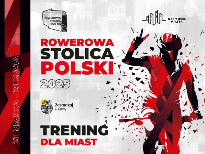 grafika człowiek jadący na rowerze