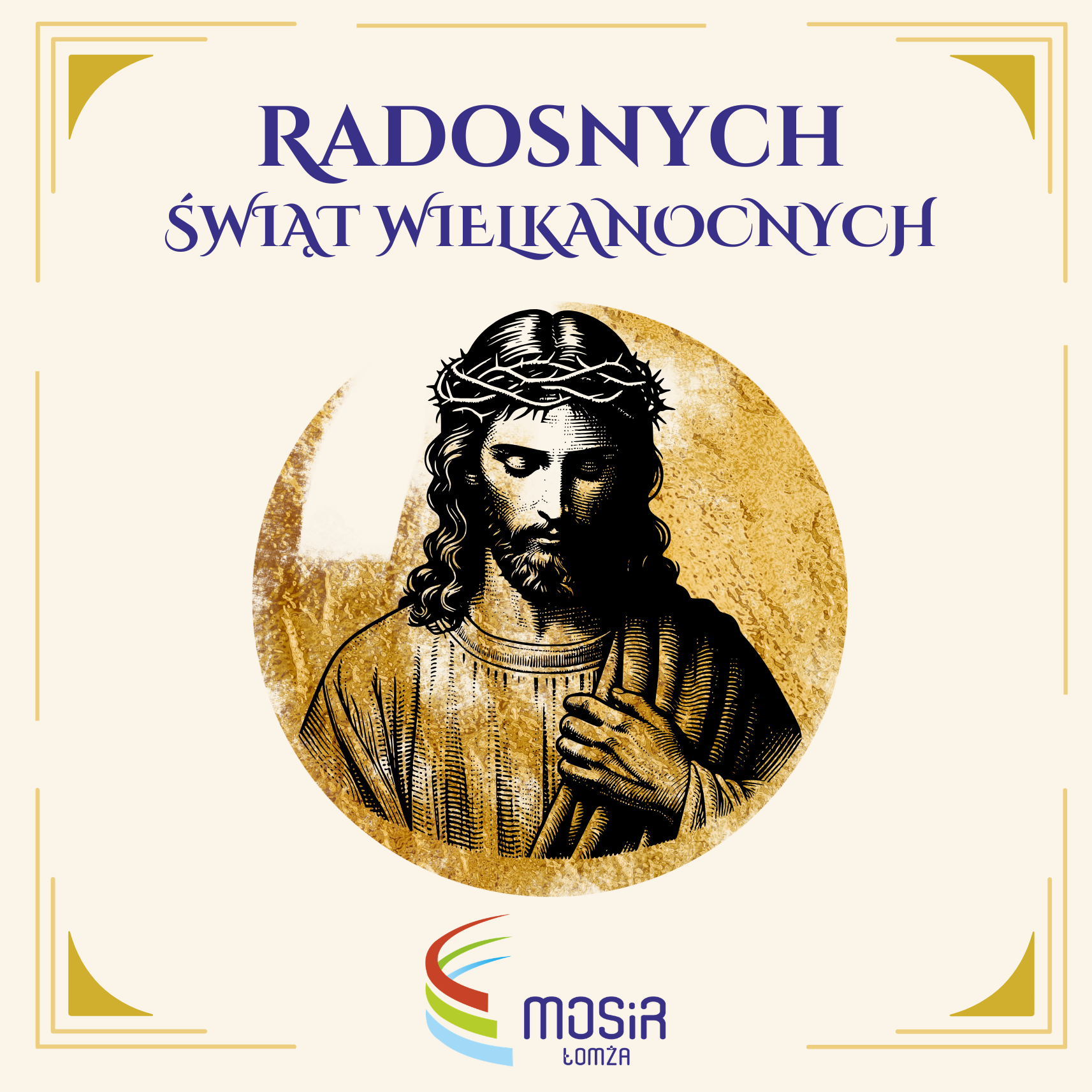 Grafika Jezusa Chrystusa w cierniowej koronie.